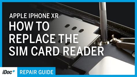 iPhone XR – SIM card reader replacement [repair guide including .